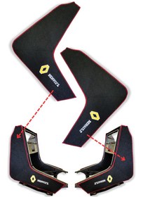 Resim Renault 12 Toros Torpido Orta Konsol Koruma Halısı Renault Toros Vites Konsol Yan Kaplama Kumaşı 