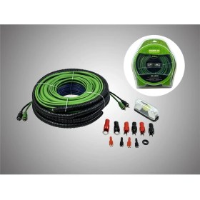 Resim For-x 4GA OFC Kablo Kiti Profesyonel Ses Sistemi Kurulumuna Uygun 4.5 Metre Yeşil Kablo 