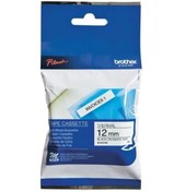 Resim Brother Tonersepeti Brother M-K231BZ Siyah Beyaz Lamine Etiket 12mm 