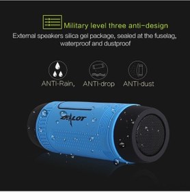 Resim Besthome1 Zealot S1 Bisiklet Hoparlörü: Bluetooth, Fm, Tf Kart, El Feneri, Kahve Renkli 
