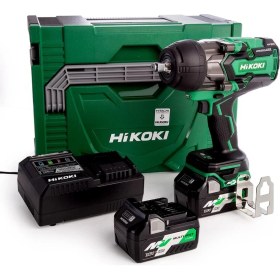 Resim Hikoki WR36DB Li-Ion Çift Akülü Kömürsüz Profesyonel Somun Sıkma 36 V 2,5 Ah 