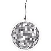 Resim Meröka yanarlı Disko Topu Görselli Çift Yönlü Dekoratif Oto Kokusu ve Oto Aksesuarı 