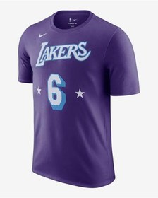 Resim Nike Los Angeles Lakers City Edition Men's Nba Player T-shirt. Nl 