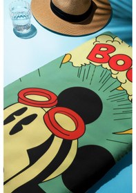 Resim Dijital Baskı Plaj Deniz Havlusu Retro Mickey Desenli Peştamal Hvl0144 Renkli 