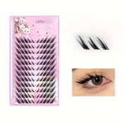 Resim C Curl, 10-15mm Uzunluk, Çoklu Çiftler, Başlangıçlar İçin Mükemmel, Tilki Eğilimi ile Doğal Kütle Sahte Kirpikler 