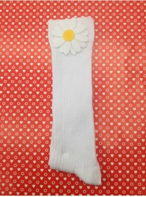 Resim BUKAWEAR Dizaltı Çorap Aksesuarlı Diz Altı Çocuk Ve Bebek Çorabı 