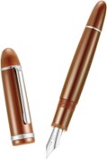 Resim salesalbutik GÖNDER Jinhao X159 Dolma Kalem (Kahve Krom, Medium Uç) 