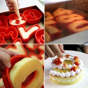 Resim 9 parça/set 3D Silikon Kalıp, 0-8 Numara Fondan Kalıbı DIY Puding Çikolata Kristal Şeker Tatlıları Buz Küpü Sakız Hamuru Cupcake Kek Süsleme Sabun Kalıbı El Yapımı Dondurma, Pişirme Araçları, Mutfak Gereçleri 