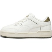 Resim Puma Erkek Warm White-Alpine Snow-Dark Olive Puma Ca Pro Sport Beyaz Erkek Günlük Spor Ayakkabı | Orijinal 
