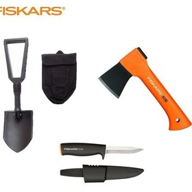 Resim Fiskars 126101 Kamp Seti - Balta, Kürek Ve Bıçak 