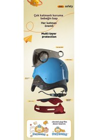 Resim "çocuk Kask", "arabam" Kask ", Mevsim Kask Mavi 