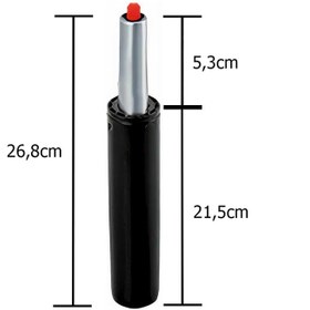 Resim ERDEMER Krom Yıldız Ayak, 120'lik Amortisör Ve 5 Adet Tekerlek 