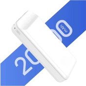 Resim Hızlı Şarj Ve Led Göstergeli 20000 Mah Powerbank Yüksek Kaliteli Güvenli Li-polimer Batarya BEYAZ 