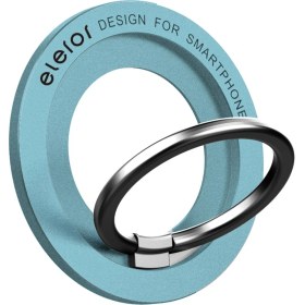 Resim GongtuShop Mavi Stil iPhone ile Uyumlu Manyetik Telefon Zil Tutacağı One Magsafe Işlevi, Tek Kılıflı iPhone Için Tekme Standı (Yurt Dışından) 