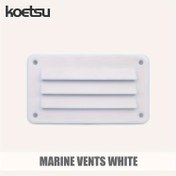 Resim 1 adet KOETSU Deniz Girişi, ABS Plastik, Evrensel Uyumluluk, Yat için Beyaz Panjurlar, Fiberglas Tekne, RV - 13.97x8.0 cm 