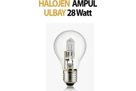 Resim Ulbay Halojen Ampul 28 Watt 