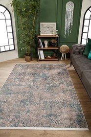 Resim Narvik Bej Modern Pamuk Makine -Halısı 120x180 