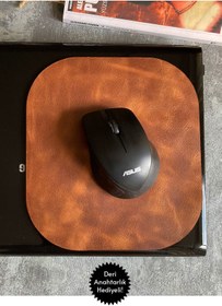 Resim BRETYA Hakiki Deri Mouse Pad - Taba 