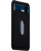 Resim Pitaka Magez Card Sleeve 3.0 Pu Deri Magsafe Uyumlu Manyetik Kartlık Siyah 
