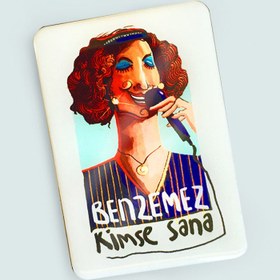 Resim Benzemez Kimse Sana, Buzdolabının Yıldızları Magnet 
