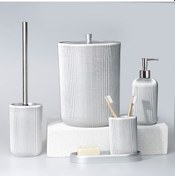 Resim Lydia Banyo Seti Gümüş 