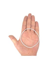 Resim Ekoset 120 MM Büyük Boy Beyaz Paket Lastiği 200 Adet 