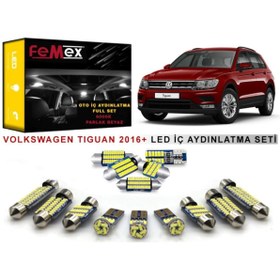 Resim FEMEX Volkswagen Tiguan 2016+ Led Iç Aydınlatma Ampul Seti Parlak Beyaz 