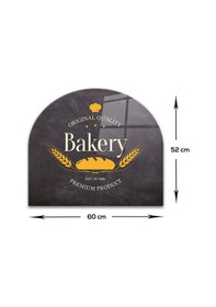 Resim Decorita Cam Ocak Arkası Koruyucu | Oval Şekilli | Bakery Premium 
