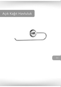 Resim Jet's Home Açık Kağıt Havluluk Paslanmaz Peçetelik Çelik Banyo Havluluk Düzenleyici Krom Krom 