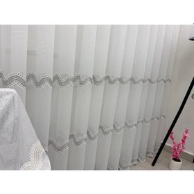Resim Nivemeshome Perlina Gümüş 1/3 Pileli Tül Perde Apm Gümüş 