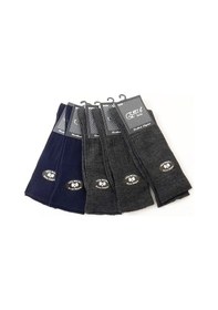 Resim Emre 5Li Erkek Lastiksiz Çorap Lambswool Yünlü Şeker Çorabı Lacivert-Füme 41-44 Füme - Lacivert 