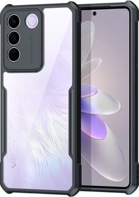 Resim Butu Xundd Vivo S16e 5g / V27e 5g Cep Telefonu Kılıfı Akrilik + Tpu Şeffaf Çizilmez Telefon Kılıfı 