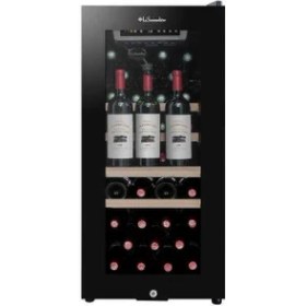 Resim La Sommeliere 38 Şişe Kapasiteli Service Solo Siyah Şarap DOLABI LS38BLACK 