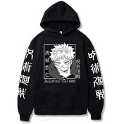 Resim GALASHOP Jujutsu Kaisen Gojo Satoru Baskılı Hoodie Model454 