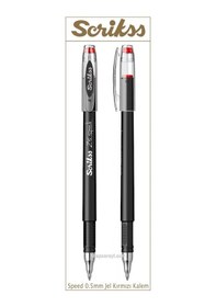 Resim Scrikss Speed 0.5 Mm Kırmızı Tükenmez Jel Kalem 