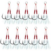 Resim Symbee 10 Adet Çelik İki Kanca Balık İğnesi - 17 Numara 