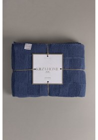 Resim Plaid İndigo Çift Kişilik Battaniye 200x220 15015 Indigo 