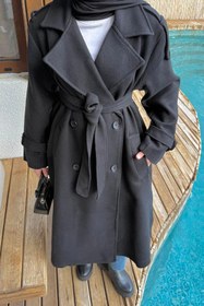 Resim lamelif Oversize Kaban Siyah 