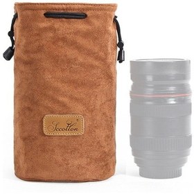 Resim Sones Sccotton Astar Darbeye Dayanıklı Dijital Koruma Taşınabilir Slr Lens Çantası Mikro Tek Kamera Çantası Yuvarlak Haki M 