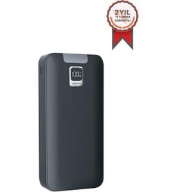 Resim Torima Trm-1023 22.5w Hızlı Şarj Özellikli Dijital Şarj Göstergeli 20.000 Mah Powerbank Siyah 