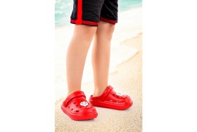 Resim Kiko Kids Eva Plaj Havuz Okul Kreş Erkek Çocuk Terlik Twg 755-1 Kırmızı 