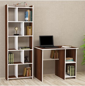 Resim Kalender Dekor Avel Snow 90 Cm Çalışma Masası Takımı Avs03 