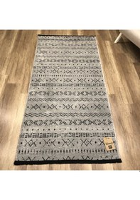 Resim Hoom Rugs Prestij Eko 335 Açık Gri Dekoratif Yıkanabilir Kilim 