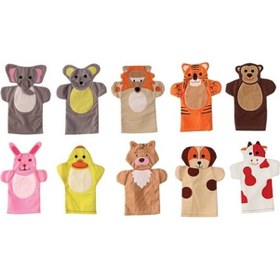 Resim AND-5002 Anadolu, Hayvanlar Kukla Seti 10'lu 