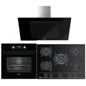 Resim Teka Chef 10 HAK 629 BK + GBC 75030 KBC BK (E4) + DVT 98660 BK 90 CM Ankastre Set Siyah 