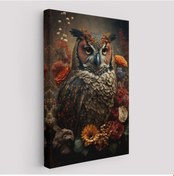 Resim Es10 Dünya Haritası Ülke Bayraklı ve Başkentli Kanvas Tablo 1963 (35 x 50) HS-6485-3 