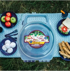 Resim OMAK Piknik Seti-32 Parça Çatal+bıçak+kaşıklı Picinic Set-32 Piece 