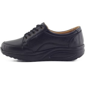 Resim Barmea 755 Siyah Ortopedik Topuk Dikeni Kadın Hafif Yürüyüş Ayakkabısı 