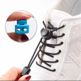 Resim SRTfootcare Ply Kilitli Elastik Yuvarlak Ayakkabı Bağcığı 100CM 1 Çift 