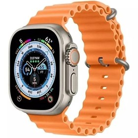 Resim Genel Markalar T10 Ultra Akıllı Saat 49 Mm Çift Kordon Turuncu 1 Kordon Watch 10 Ultra Ios Ve Android Destekli 
